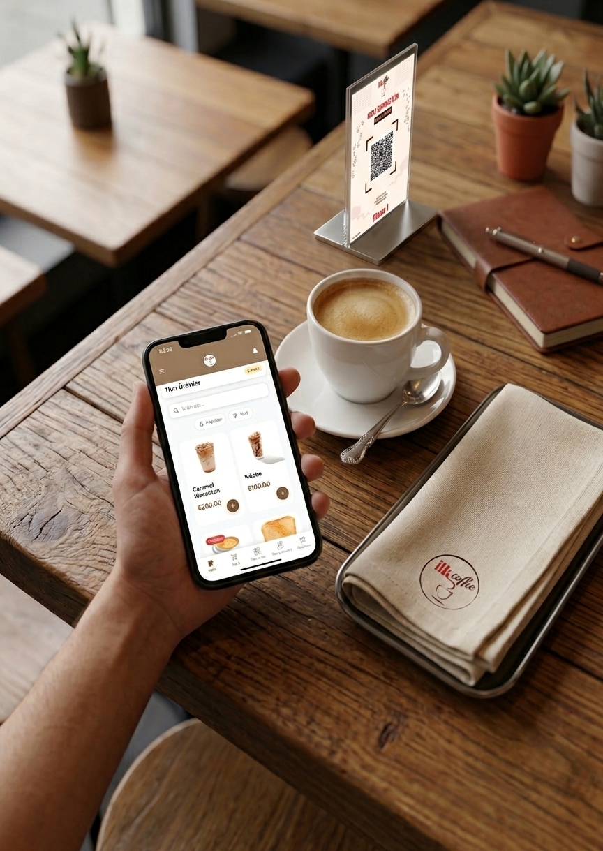 Latte art ile hazırlanmış İlk Coffee kahvesi